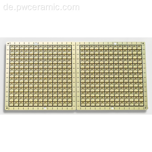 Direkter plattierter Kupfer -DPC -metallisierte Al2O3 -Alumina -Substrat